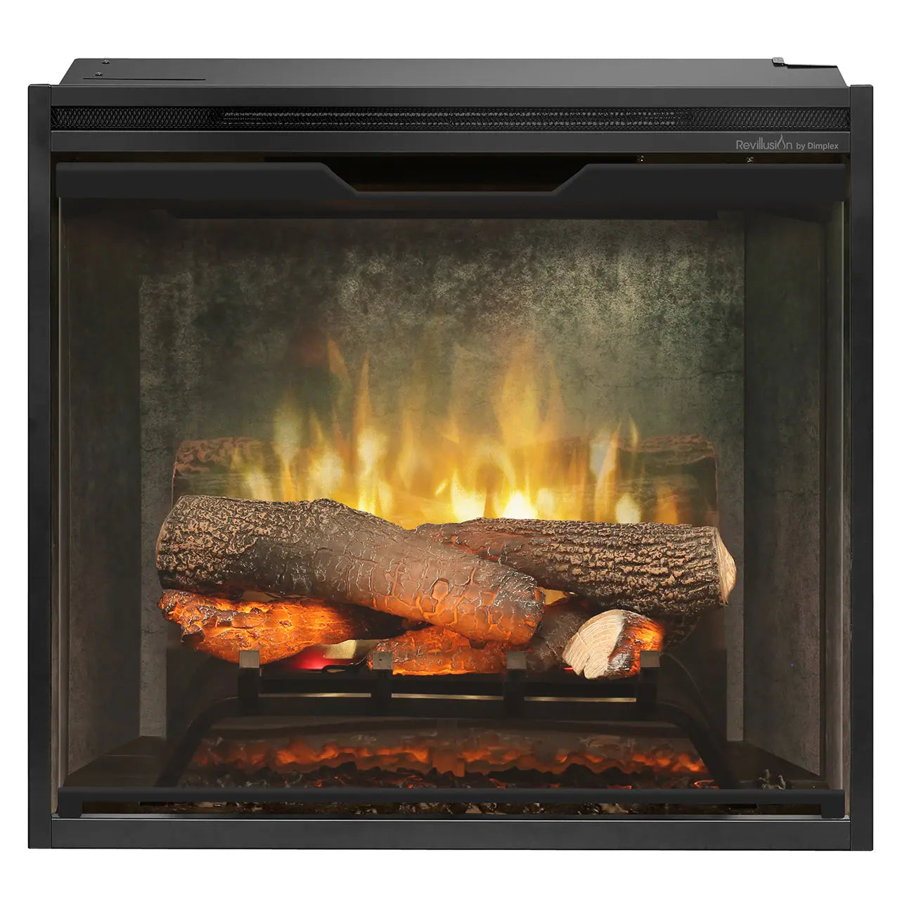 Dimplex Revillusion® 24-Inch Built-In Electric Fireplace - Weathered Concrete - RBF24DLXWC