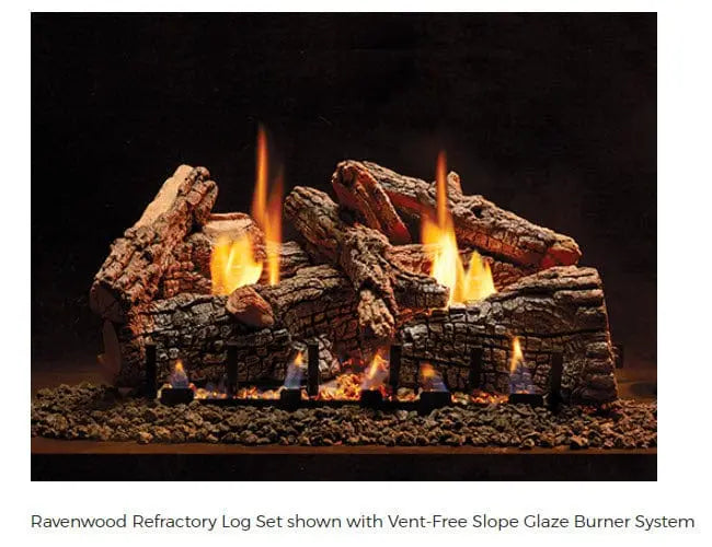 Empire Vent-Free Slope Glaze Gas Burner Only with Variable Flame Remote Control