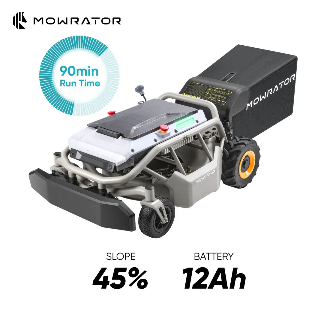 Mowrator S1 Remote Control Lawn Mower 2WD 12Ah Standard Battery - Aqvina LLC