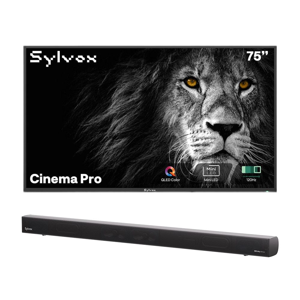 Sylvox Cinema Pro 75" Helio QLED Outdoor TV-( 120HZ, 3500Nits)