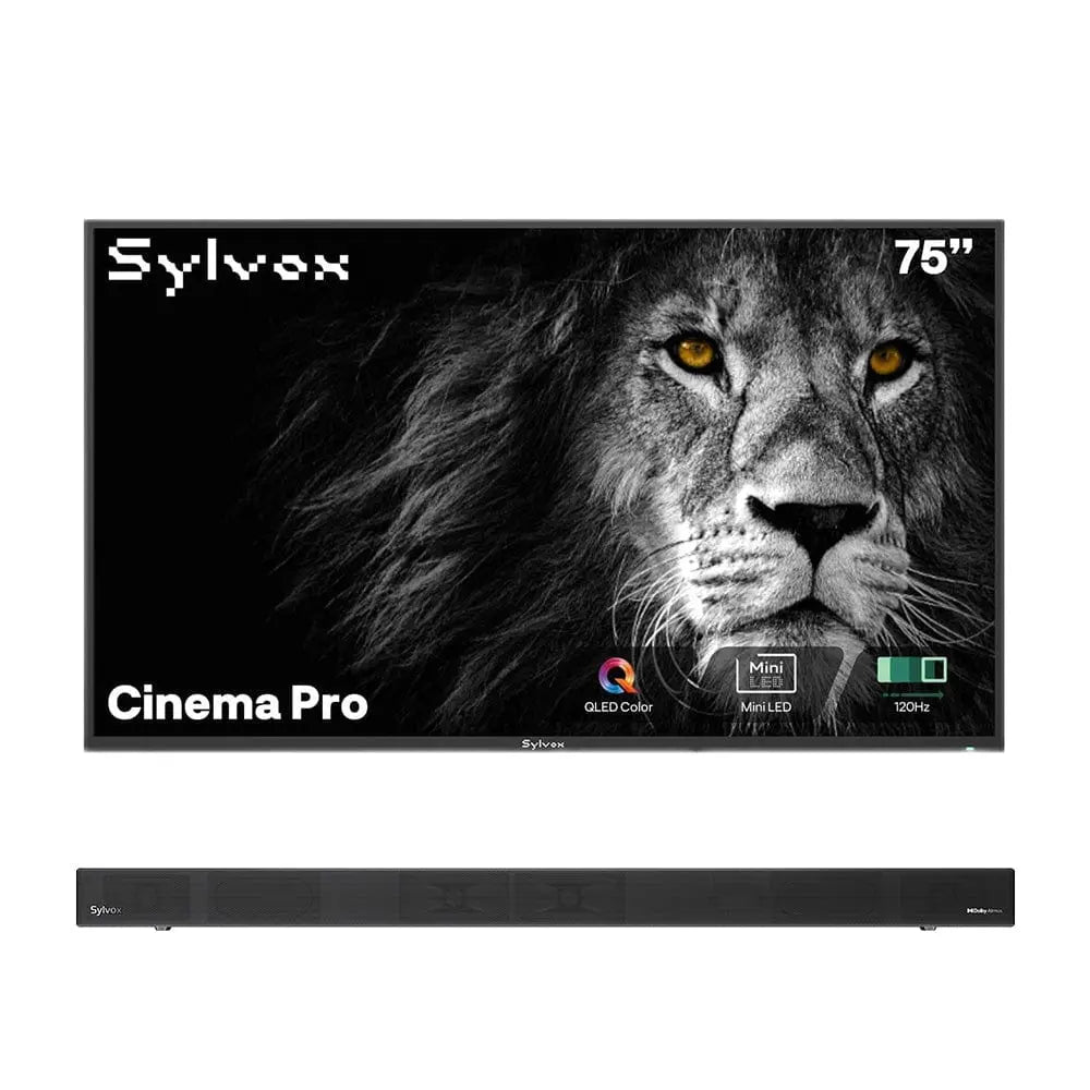 Sylvox Cinema Pro 75" Helio QLED Outdoor TV-( 120HZ, 3500Nits)