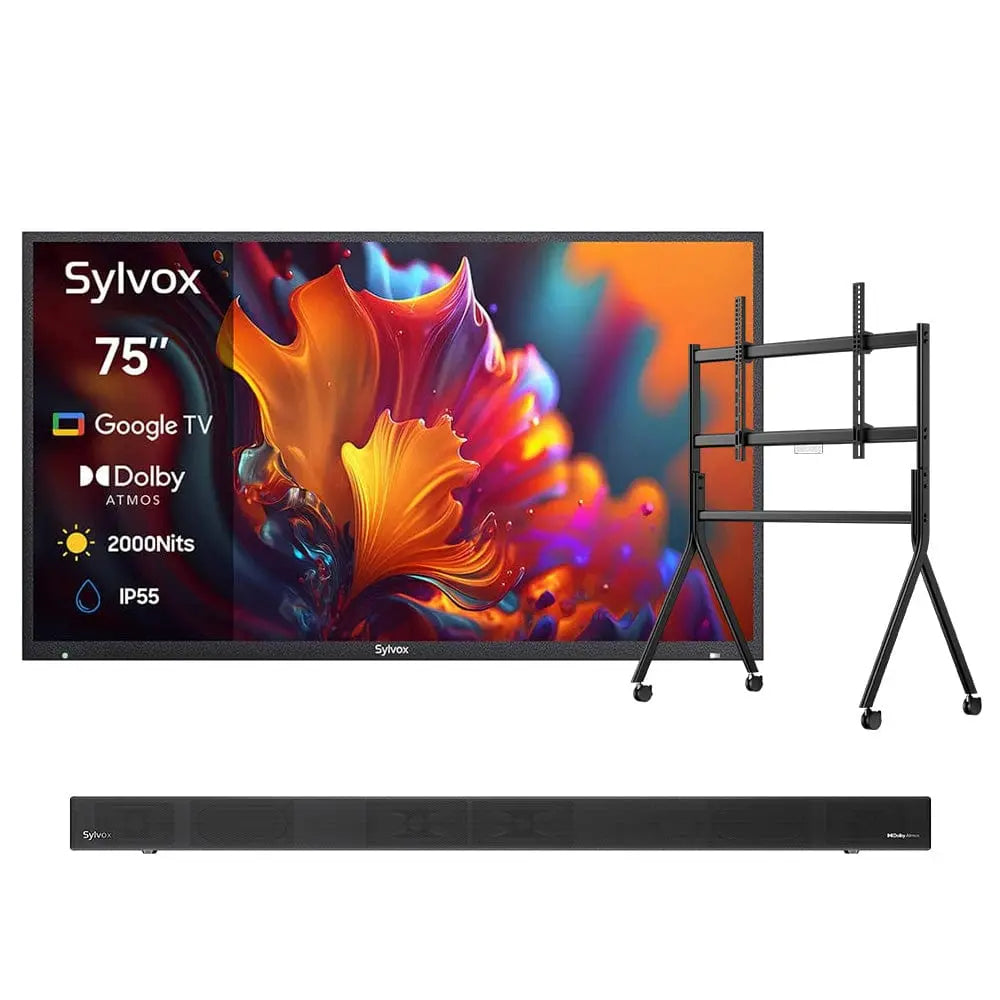 75" Premium QLED Google Outdoor TV - 2024 Pool Pro QLED 2.0 Series