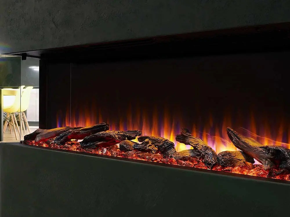 SimpliFire 55-In Scion Trinity Linear Electric Fireplace