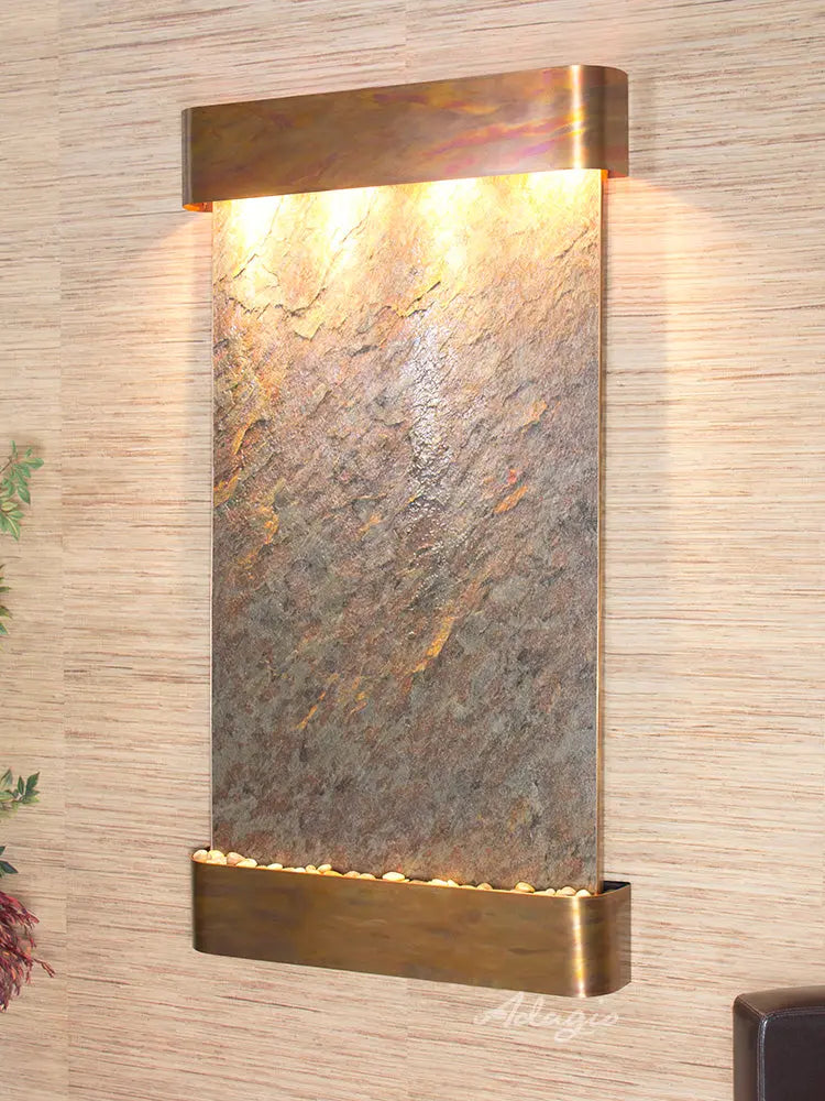 Adagio Summit Falls - Indoor Wall Fountain AWF-SFR1514 - Aqvina LLC
