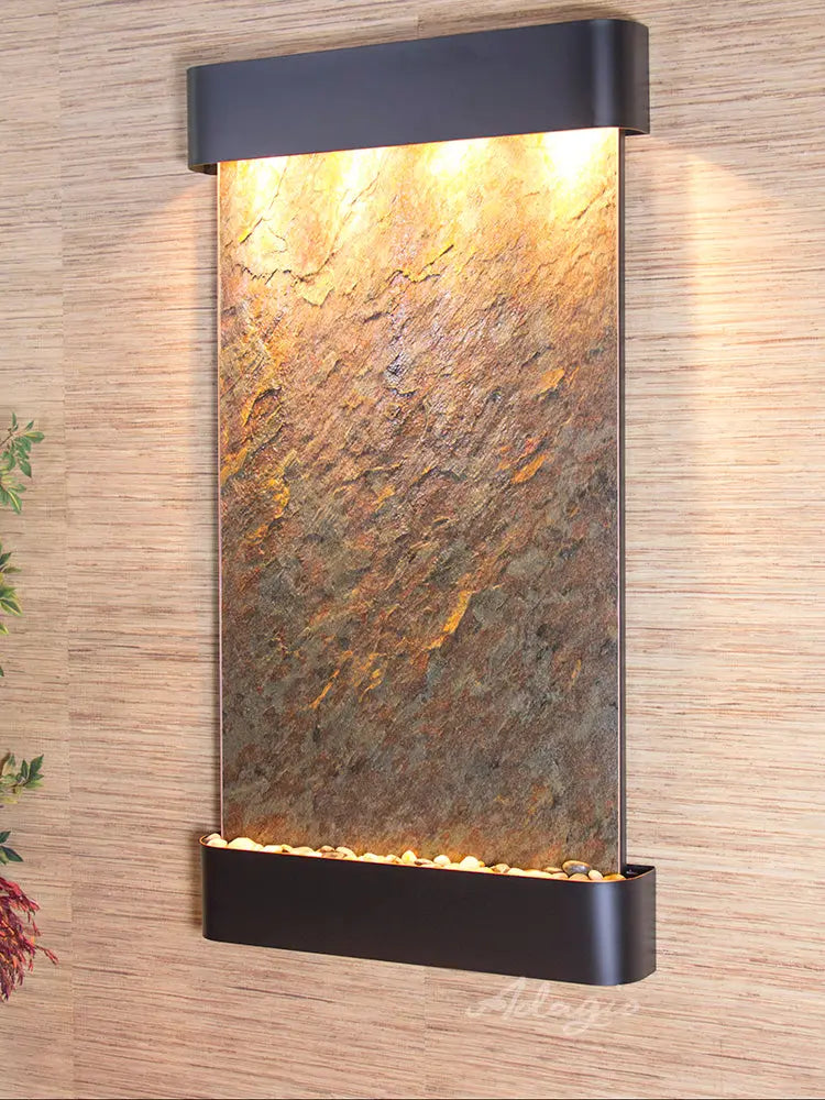 Adagio Summit Falls - Indoor Wall Fountain AWF-SFR1514 - Aqvina LLC