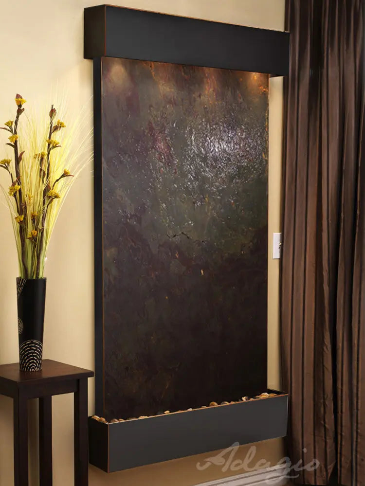 Adagio Summit Falls - Indoor Wall Fountain AWF-SFR1514 - Aqvina LLC