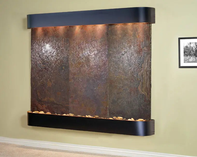 Adagio Solitude River - Indoor Wall Fountain AWF-SRR1502 - Aqvina LLC