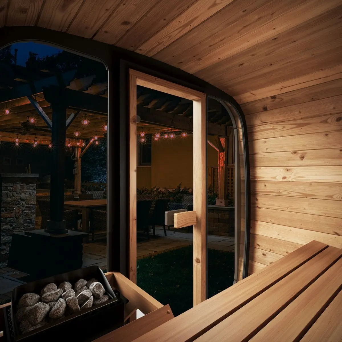 SaunaLife Cube-Series Model CL4G Outdoor Sauna - Aqvina LLC