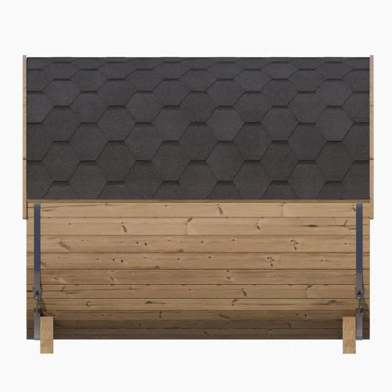 SaunaLife 6-Person Outdoor Barrel Sauna Model E8 | AQVINA World - Aqvina LLC