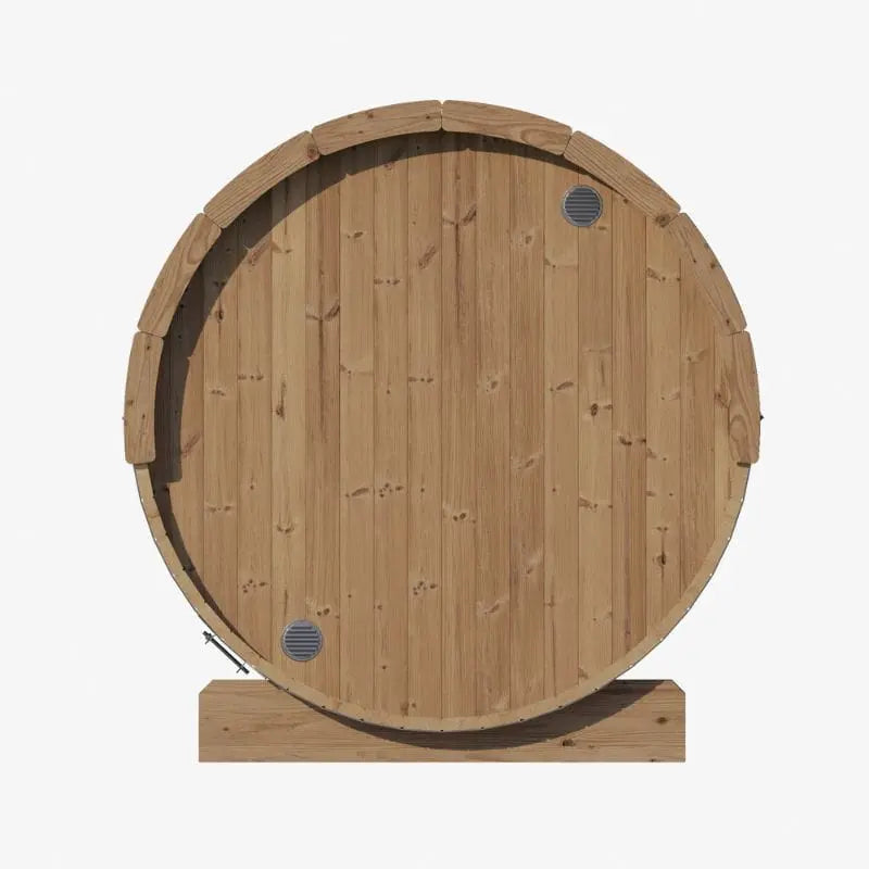 SaunaLife 6-Person Outdoor Barrel Sauna Model E8 | AQVINA World - Aqvina LLC