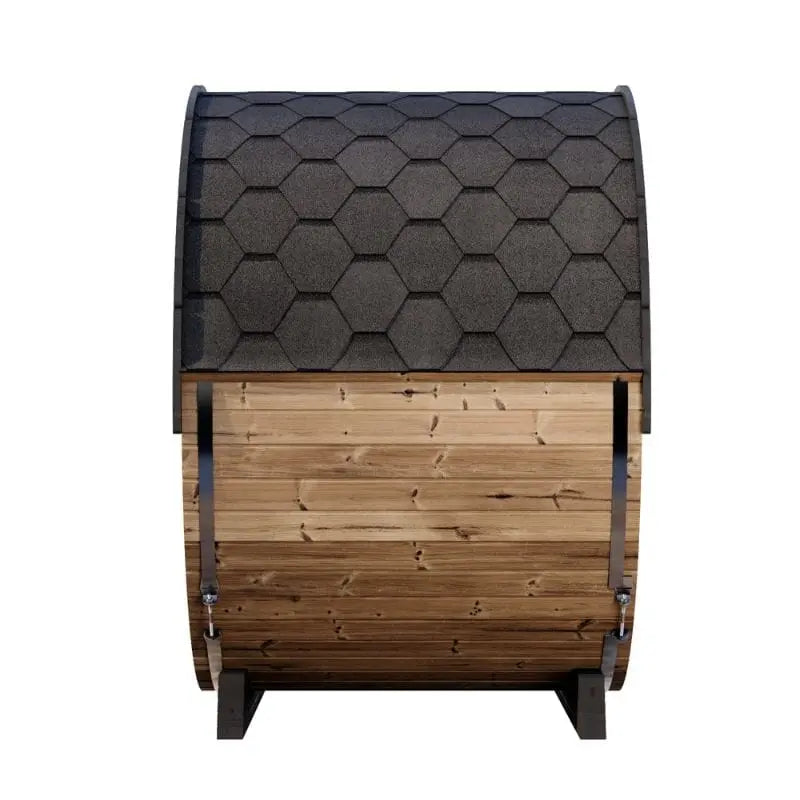 SaunaLife Model EE6G 4-Person Outdoor Barrel Sauna | AQVINA World - Aqvina LLC