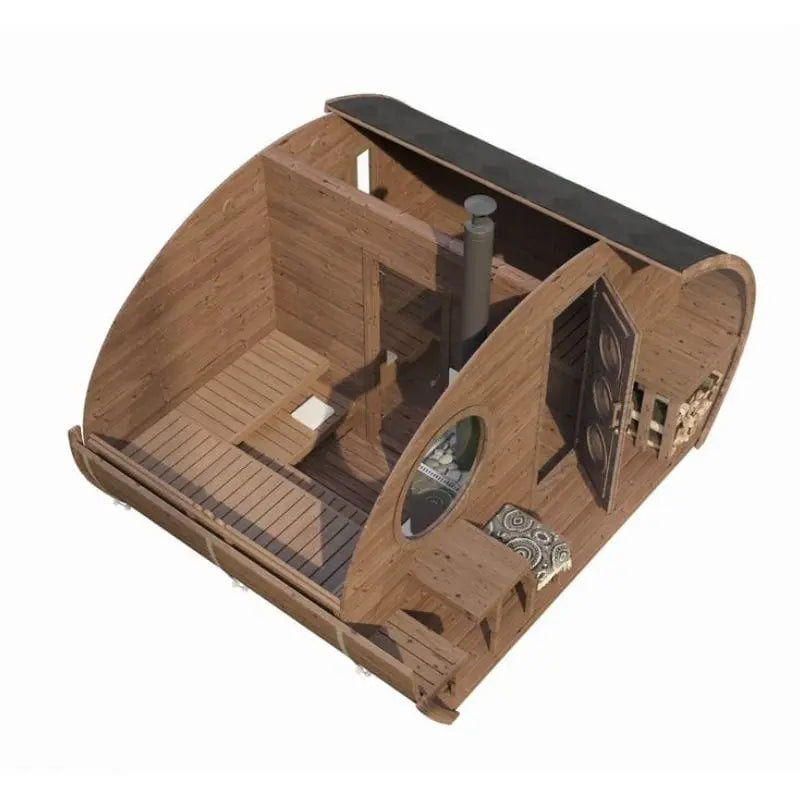 SaunaLife Model G11 Outdoor Home Sauna | AQVINA World - Aqvina LLC