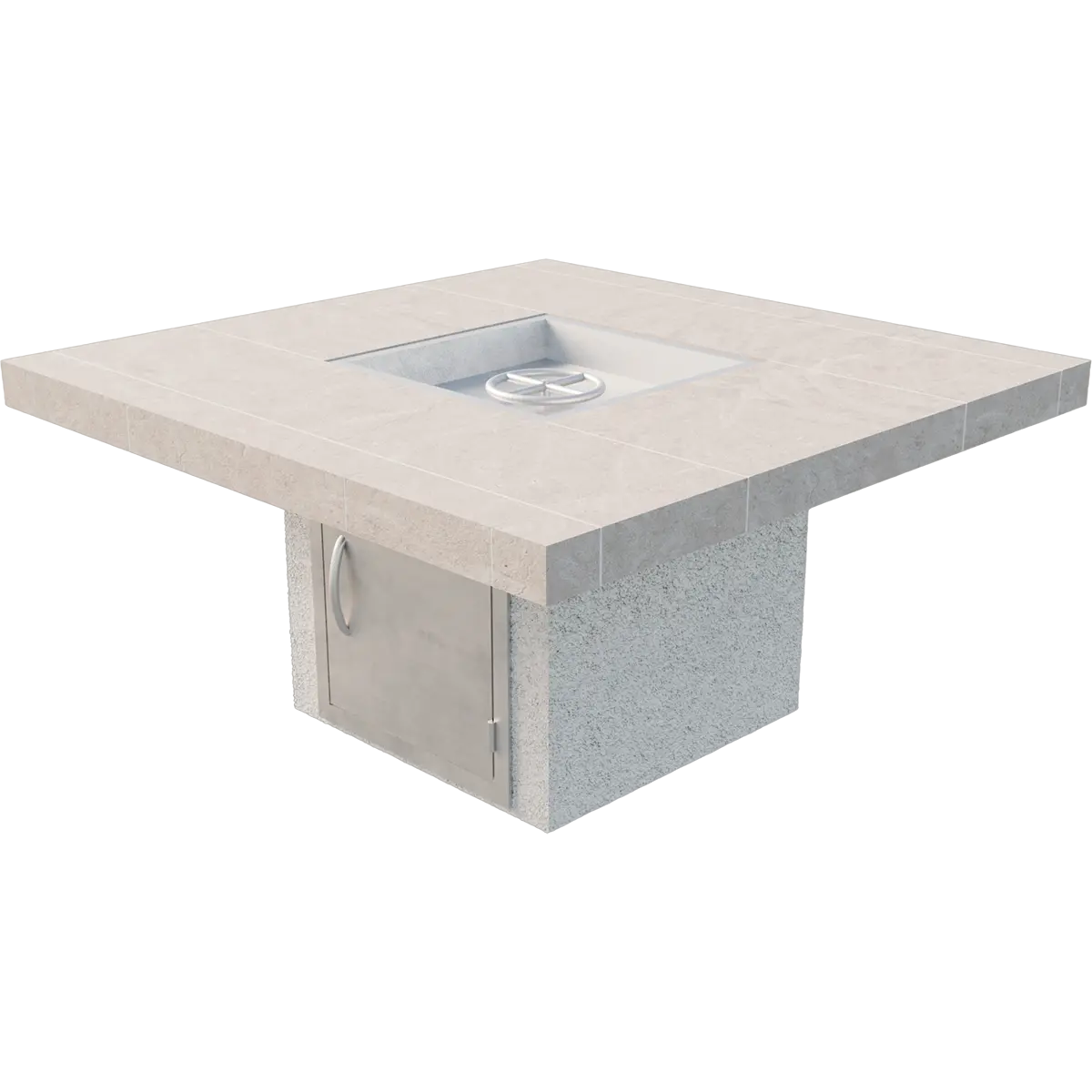 Cal Flame - Sedona Modern Outdoor Gas Fire Pit - FPT-S301M | AQVINA World - Aqvina LLC