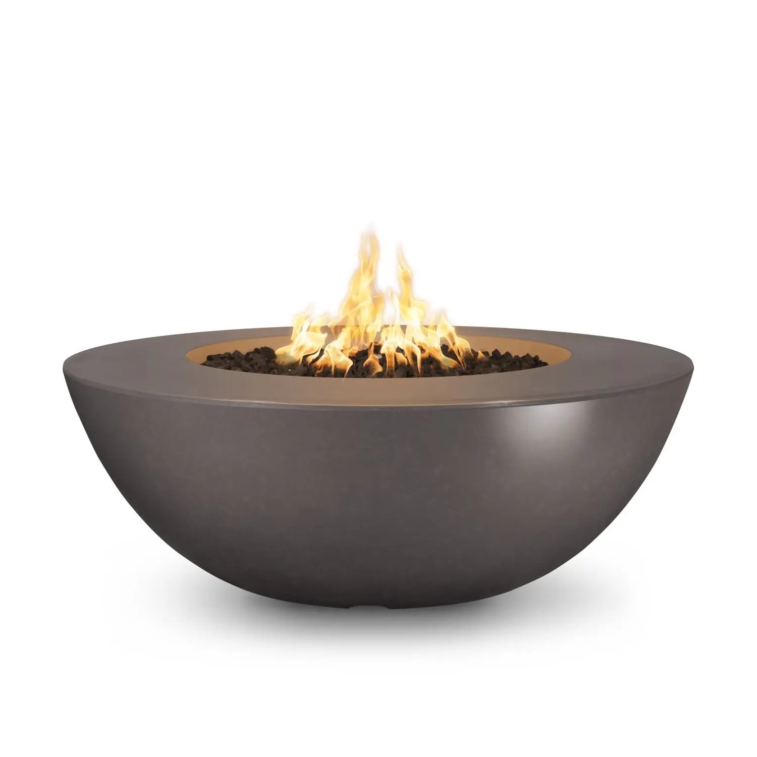 The Outdoor Plus Sedona Fire Pit Wide Ledge - GFRC Concrete - 60" - Aqvina LLC