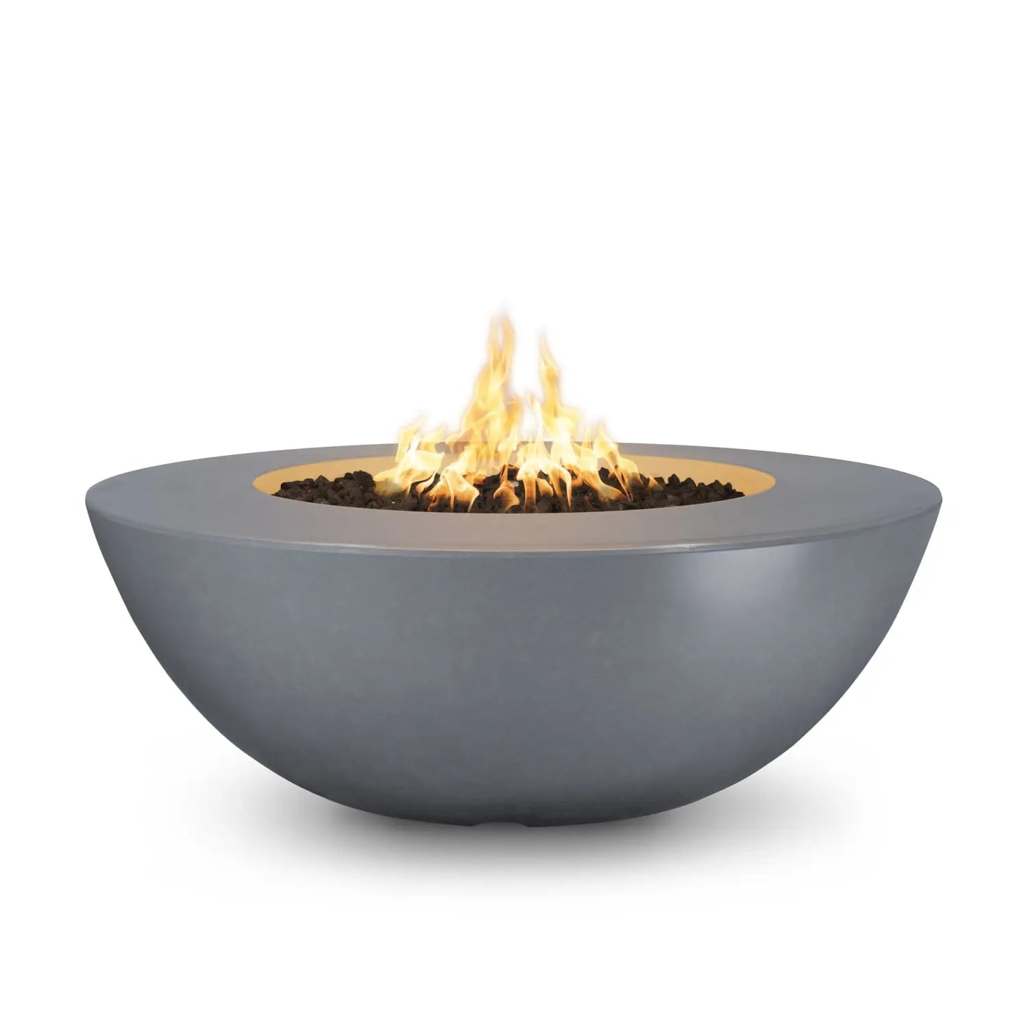 The Outdoor Plus Sedona Fire Pit Wide Ledge - GFRC Concrete - 60" - Aqvina LLC