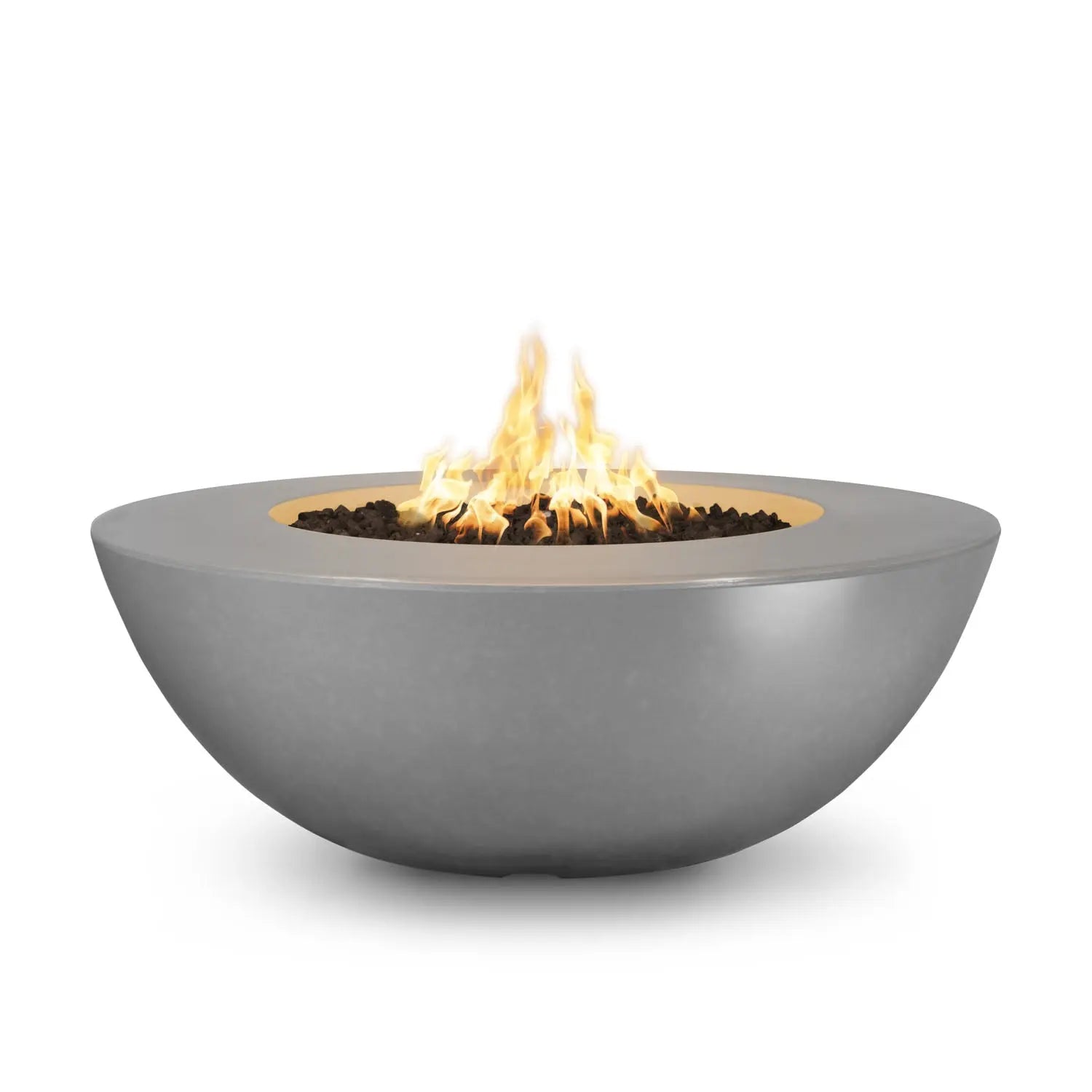 The Outdoor Plus Sedona Fire Pit Wide Ledge - GFRC Concrete - 60" - Aqvina LLC