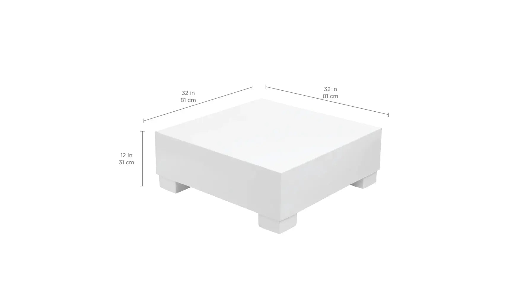 Signature coffee table with glass top and wooden legs in a modern design.