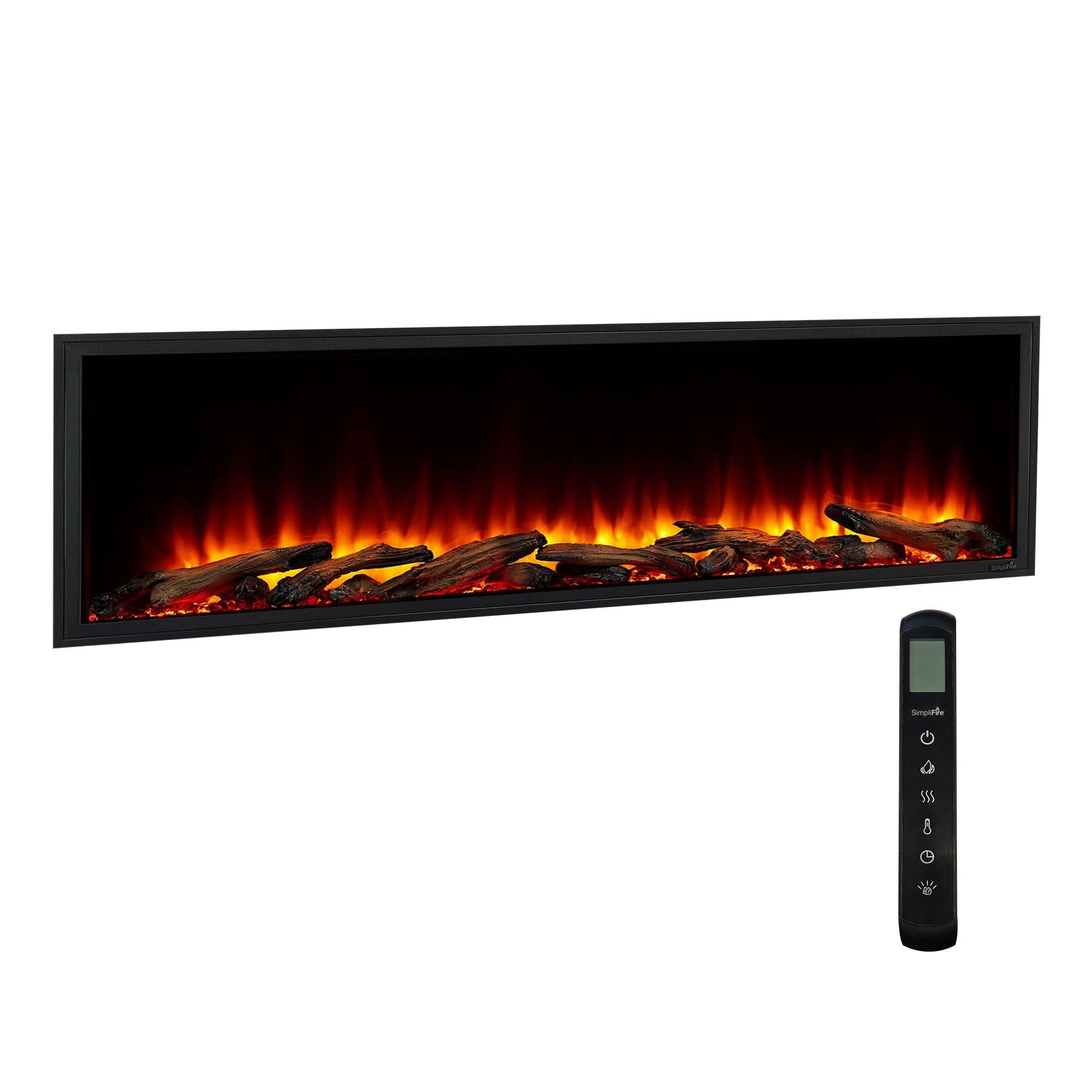 SimpliFire 55-in Scion Linear Built-In Electric Fireplace