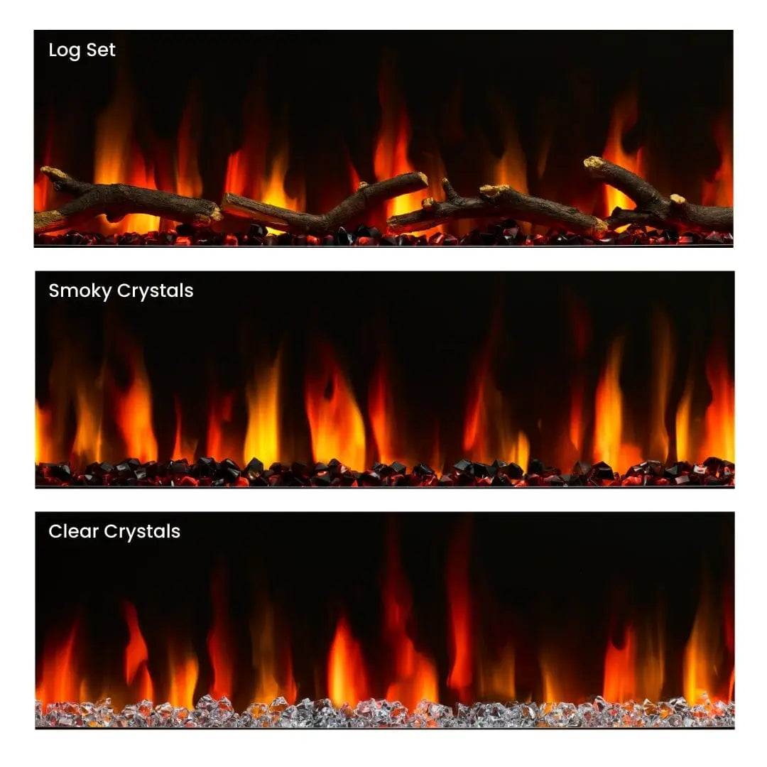 SimpliFire 60-in Allusion Slim Linear Electric Fireplace