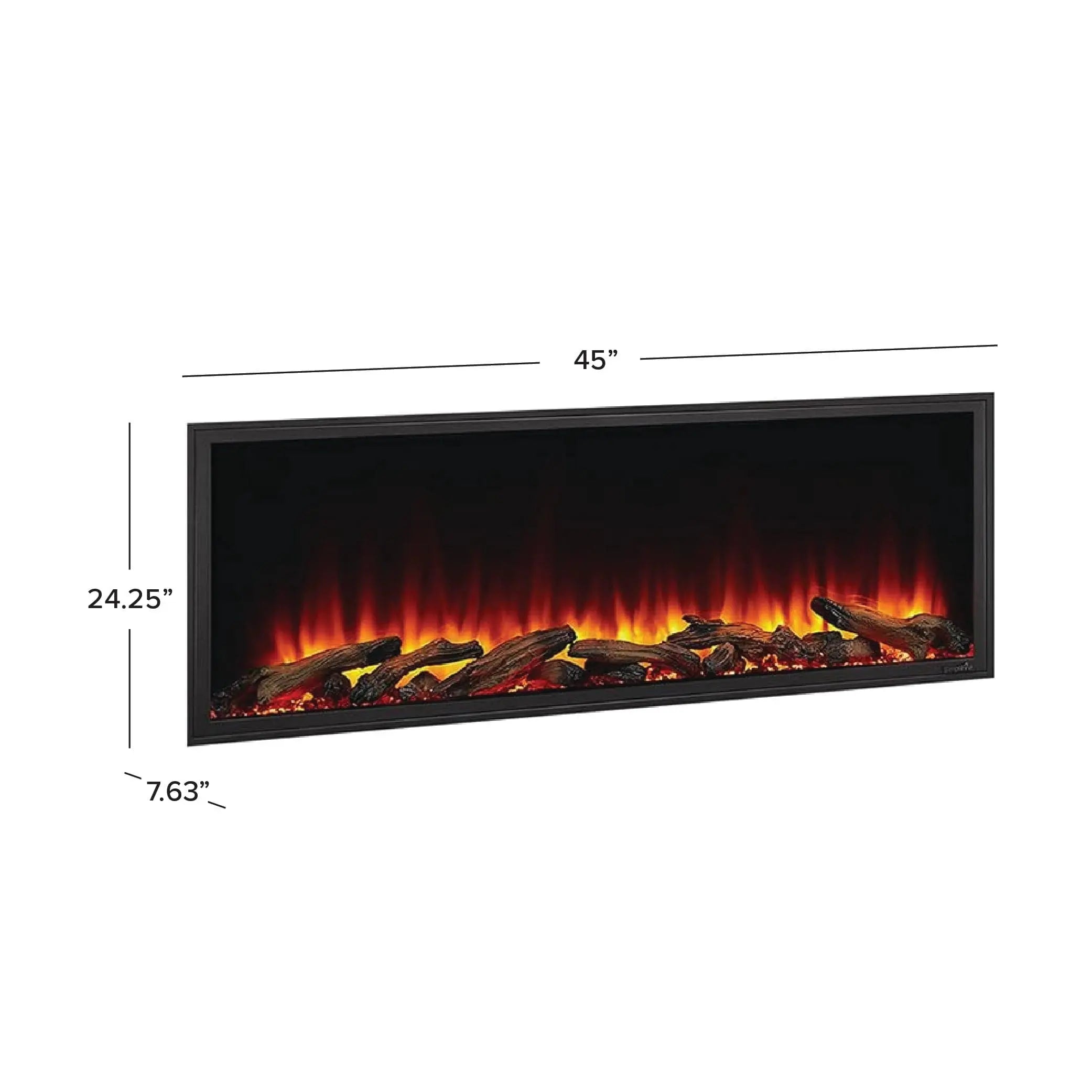 SimpliFire Scion 43-Inch Linear Recessed Smart Electric Fireplace