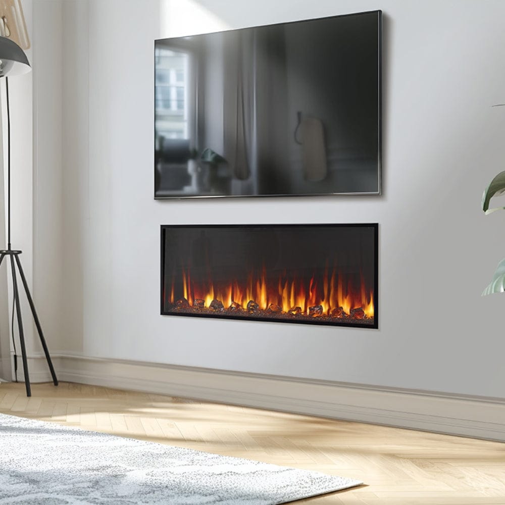SimpliFire Scion 43-Inch Linear Recessed Smart Electric Fireplace