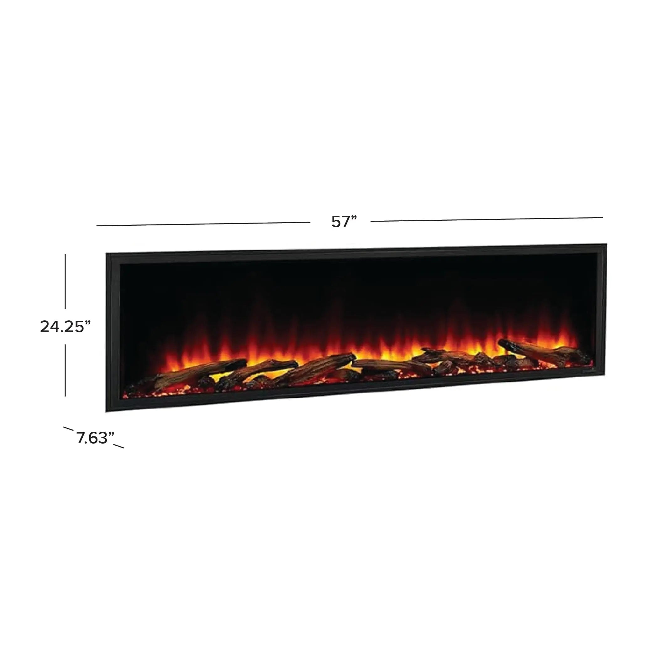 SimpliFire Scion 55-Inch Linear Recessed Smart Electric Fireplace
