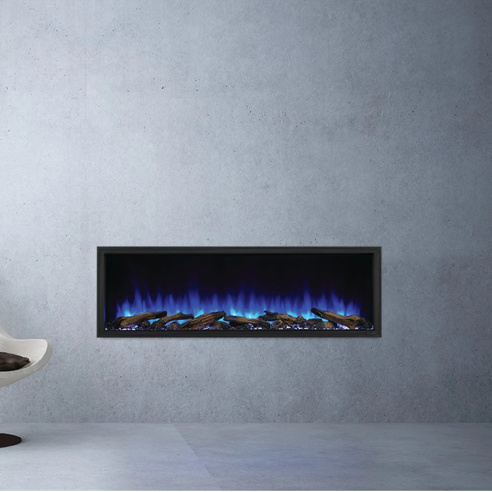 SimpliFire Scion 55-Inch Linear Recessed Smart Electric Fireplace