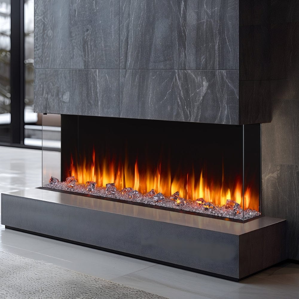 SimpliFire Triton 65-Inch Multi-View Smart Electric Fireplace