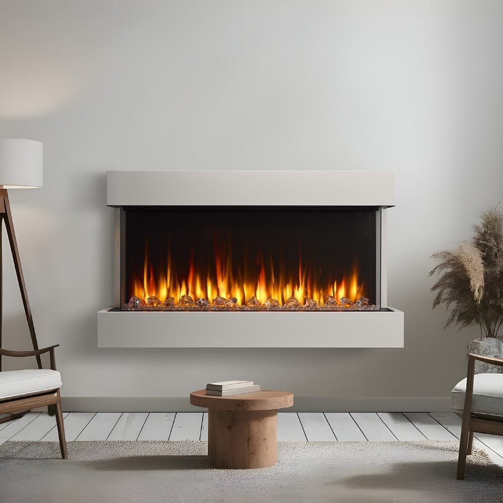 SimpliFire Triton 50-Inch Multi-View Smart Electric Fireplace