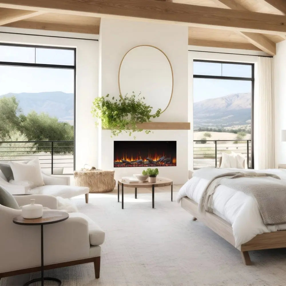 SimpliFire Triton 50-Inch Multi-View Smart Electric Fireplace