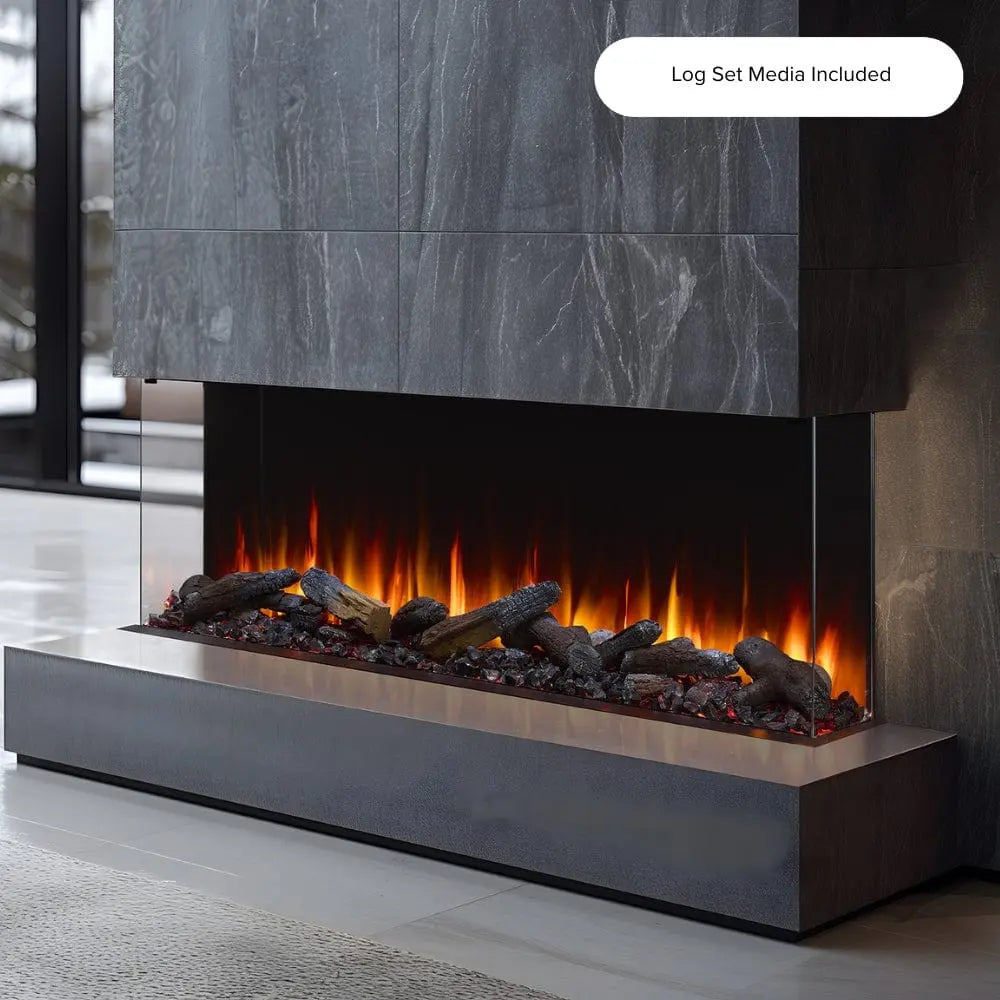 SimpliFire Triton 65-Inch Multi-View Smart Electric Fireplace