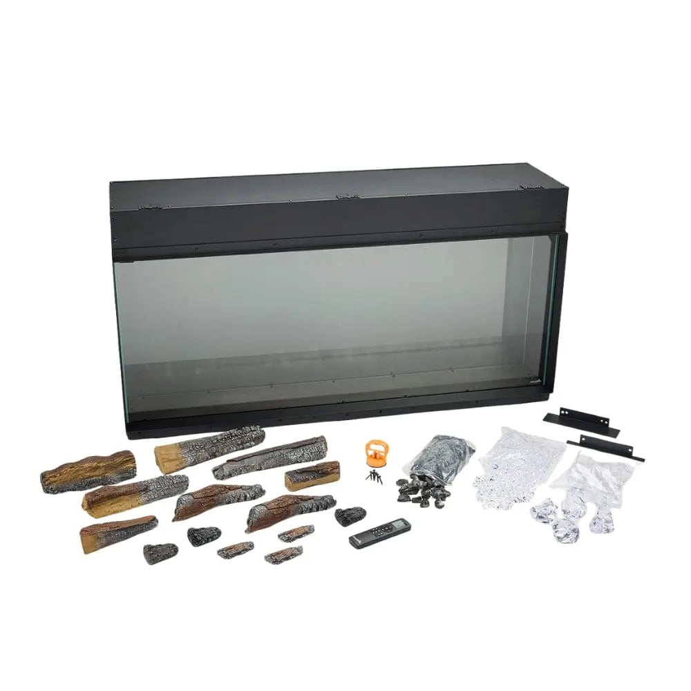 SimpliFire Triton 50-Inch Multi-View Smart Electric Fireplace