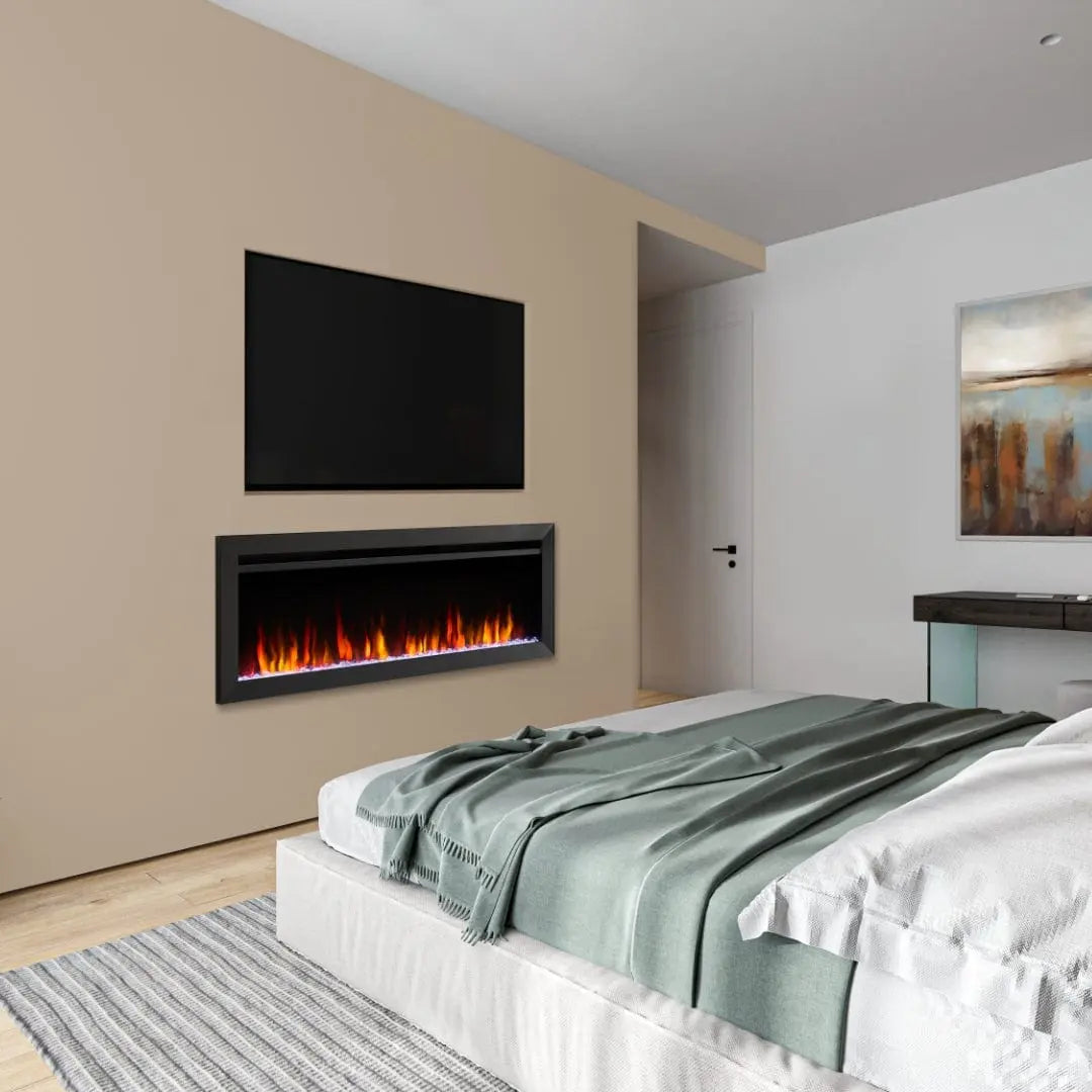 SimpliFire 50-in Allusion Slim Linear Electric Fireplace