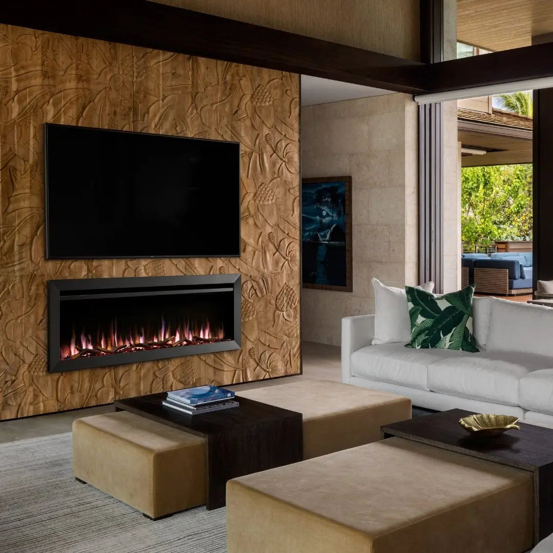 SimpliFire 50-in Allusion Slim Linear Electric Fireplace