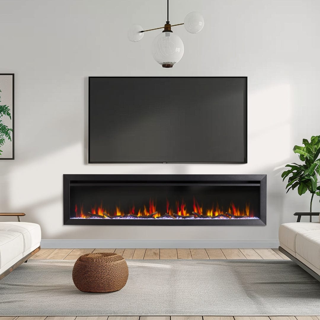 SimpliFire 72-in Allusion Slim Linear Electric Fireplace