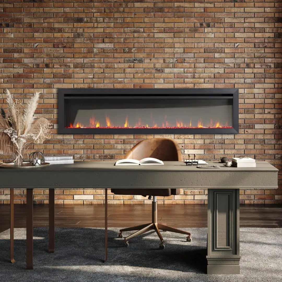 SimpliFire 72-in Allusion Slim Linear Electric Fireplace
