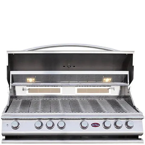 Cal Flame P Series P5 5 Burner Built-In Gas Grill with Lights Rotisserie and Back Burner | Model: BBQ19P05 | AQVINA World - Aqvina LLC