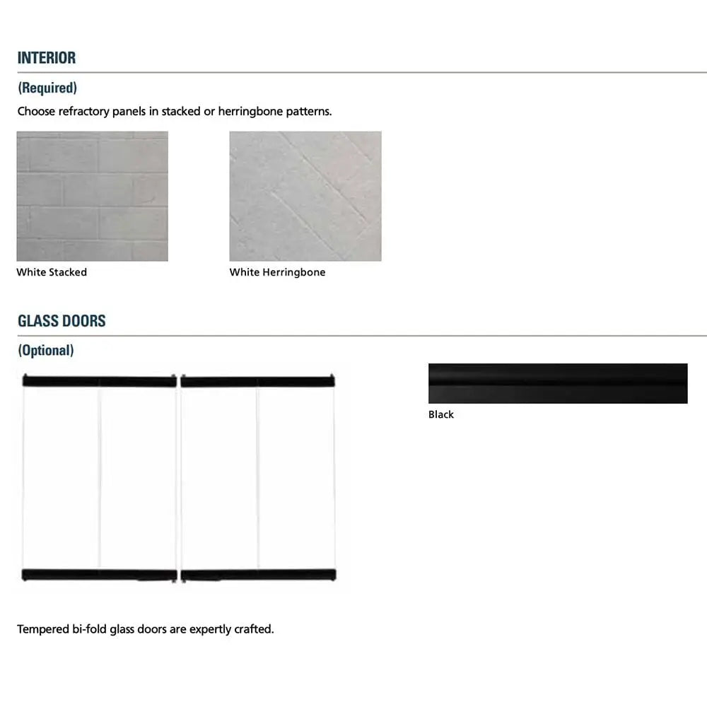 Superior WRT4500 Traditional Radiant Wood Burning Fireplace with White Refractory Panel