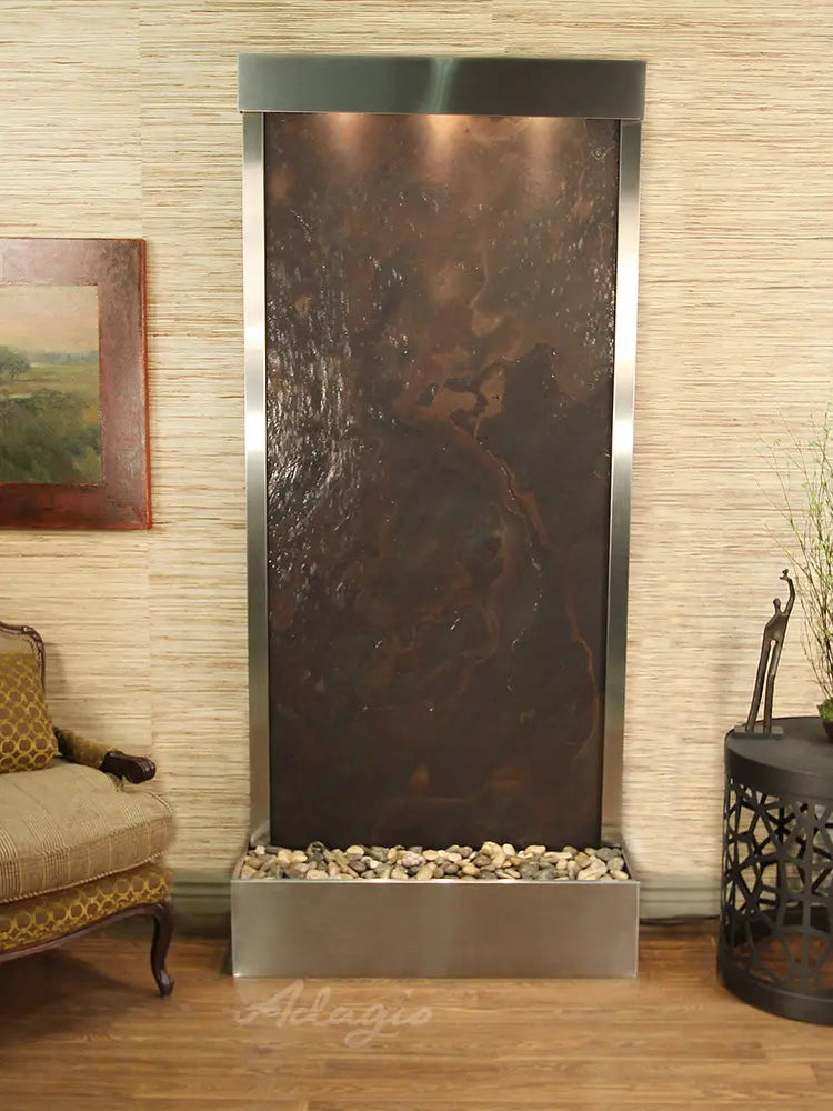 Adagio Tranquil River - Indoor Floor Fountain TRF3512 - Aqvina LLC