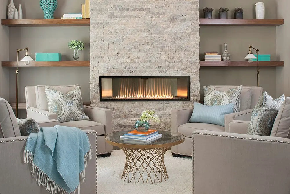Empire 60" Boulevard Vent-Free Linear Gas Fireplace with Barrier and Remote Control