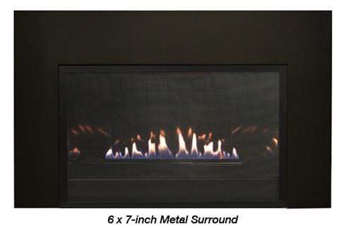 Empire 29" Loft Vent-Free Gas Fireplace Insert with Barrier and Black Liner