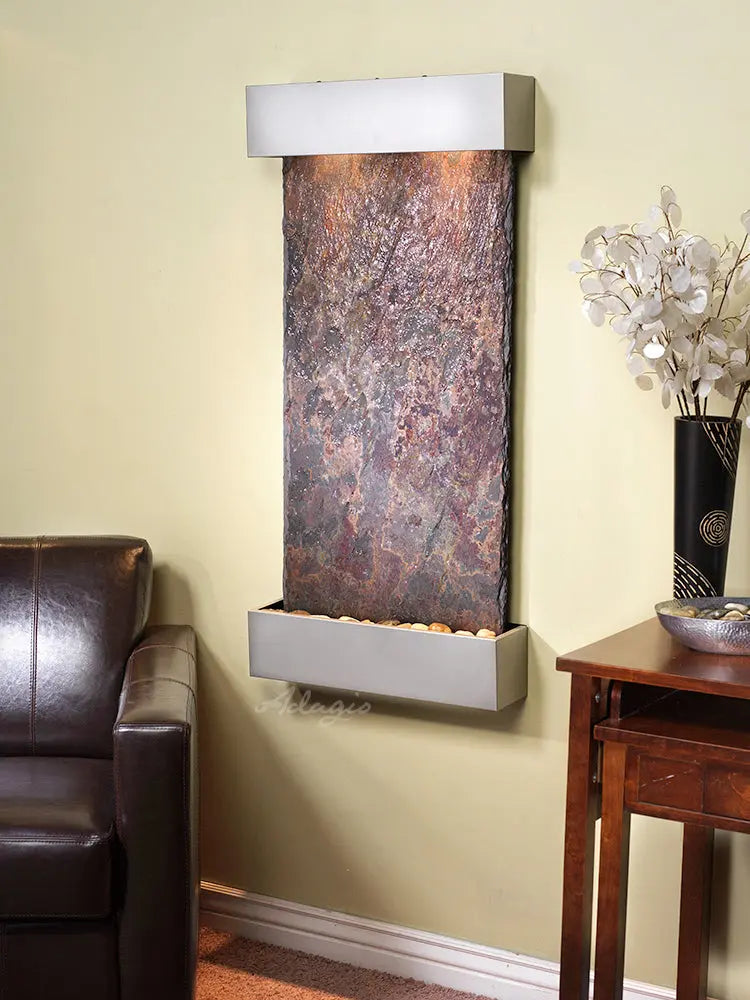 Adagio Whispering Creek - Indoor Wall Fountain AWF-WC3502 - Aqvina LLC
