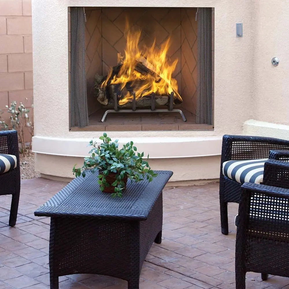 Superior 42-Inch WRE6042 30-Inch Tall Opening Outdoor Masonry Wood Burning Fireplace