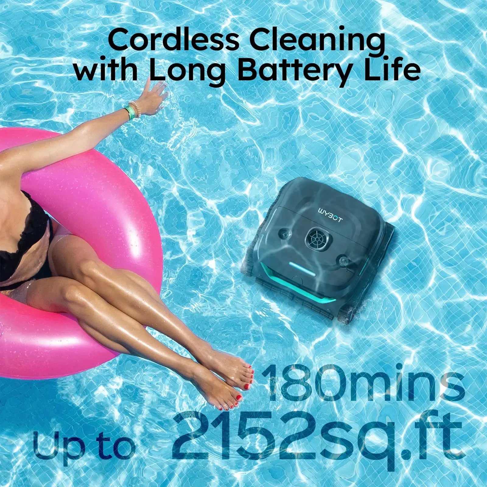 WYBOT C2 Cordless Robotic Pool Cleaner - Aqvina LLC