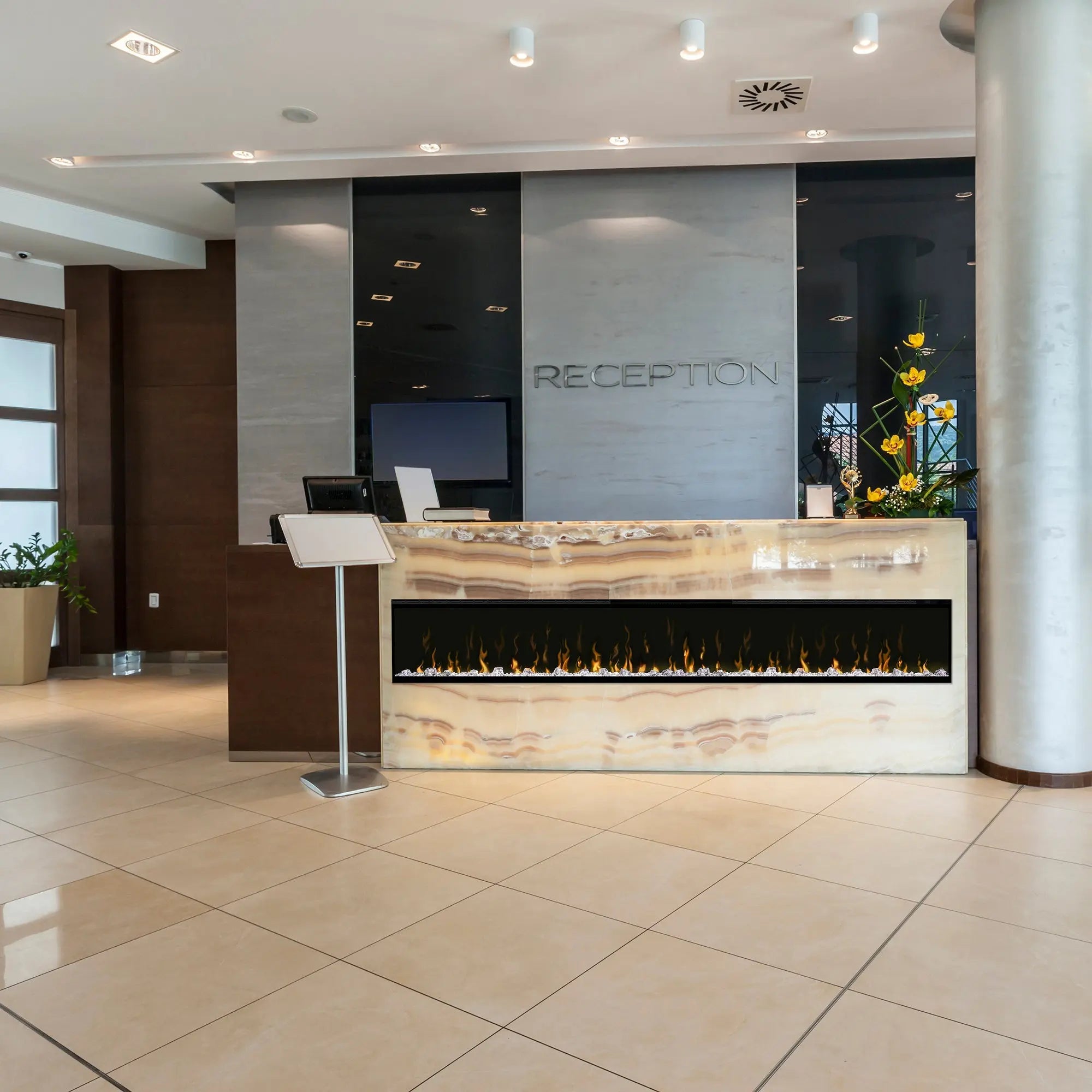 Dimplex Ignite XL 100" Built In | Wall Mount Linear Electric Fireplace | XLF100