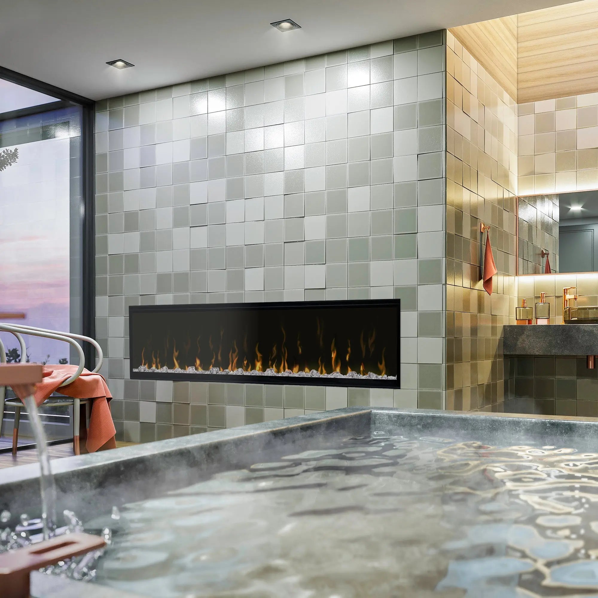 Dimplex Ignite XL 60" Built In | Wall Mount Linear Electric Fireplace | XLF60