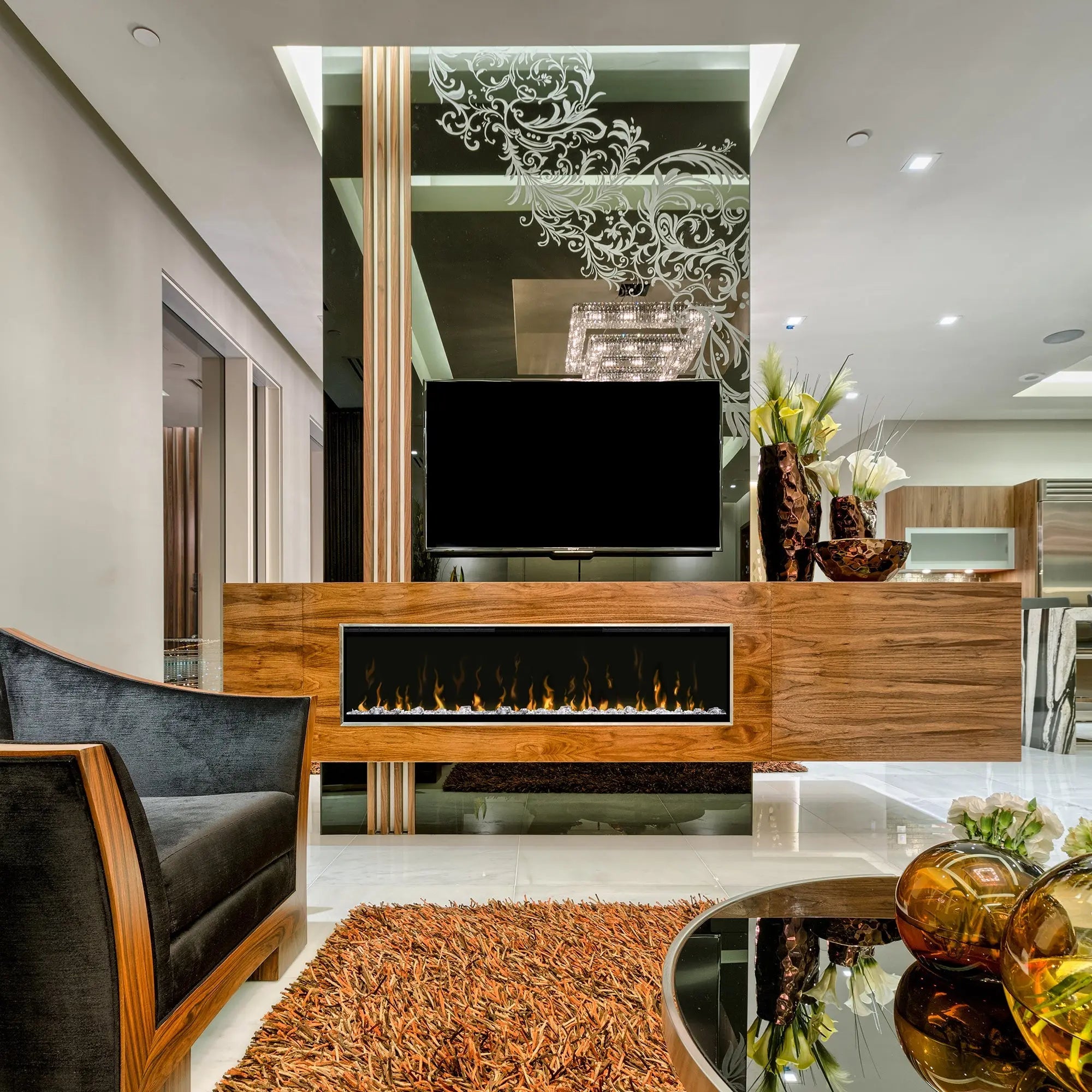 Dimplex Ignite XL 60" Built In | Wall Mount Linear Electric Fireplace | XLF60