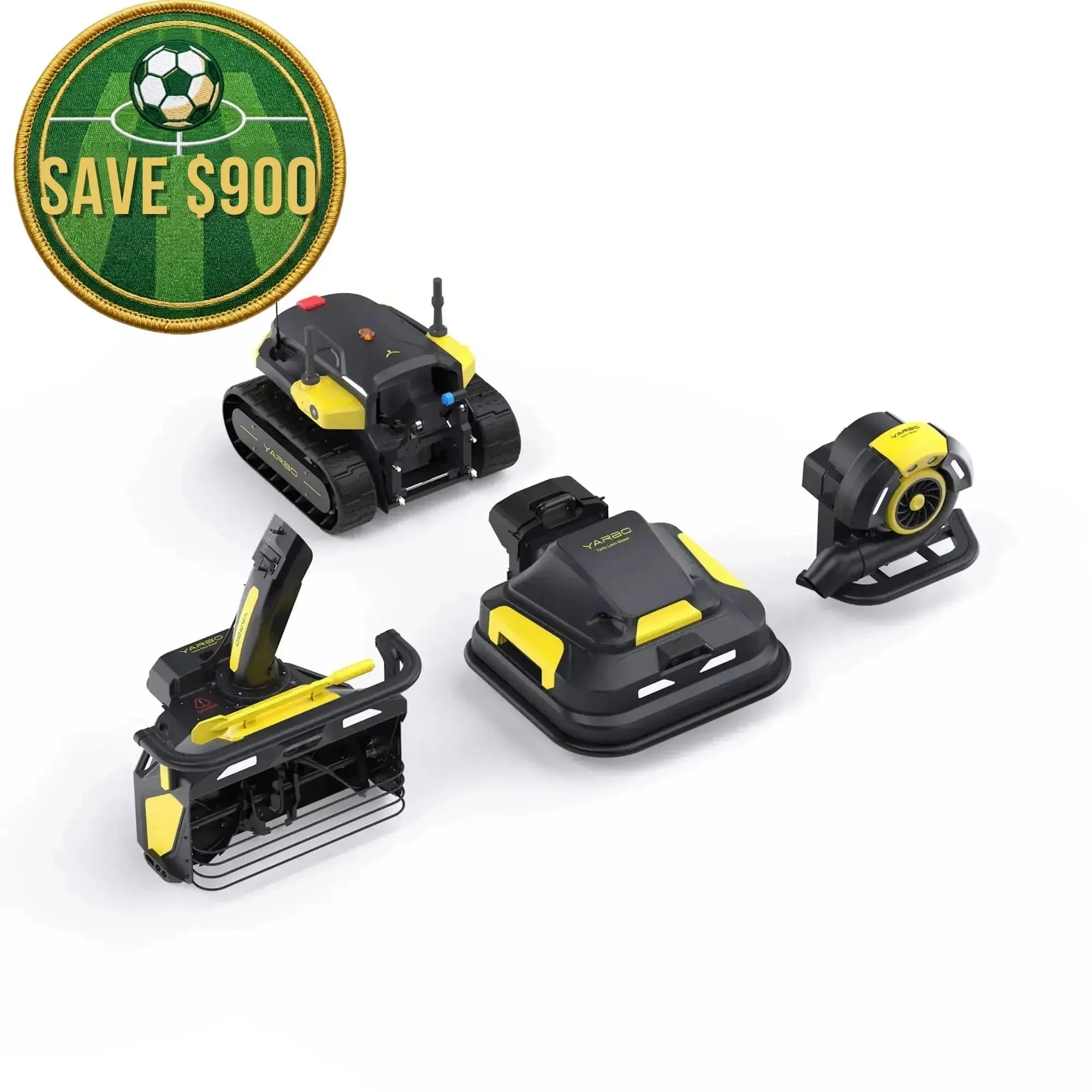 Yarbo - 4-in-1 Yard Robot | Core, Lawn Mower, Snow & Leaf Blower | BUNDLE-4IN1