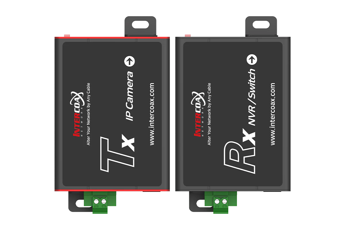 Lorex Professional Single Port IP & PoE over 2-Wire Set (600m/2000ft End-to-End Converters)