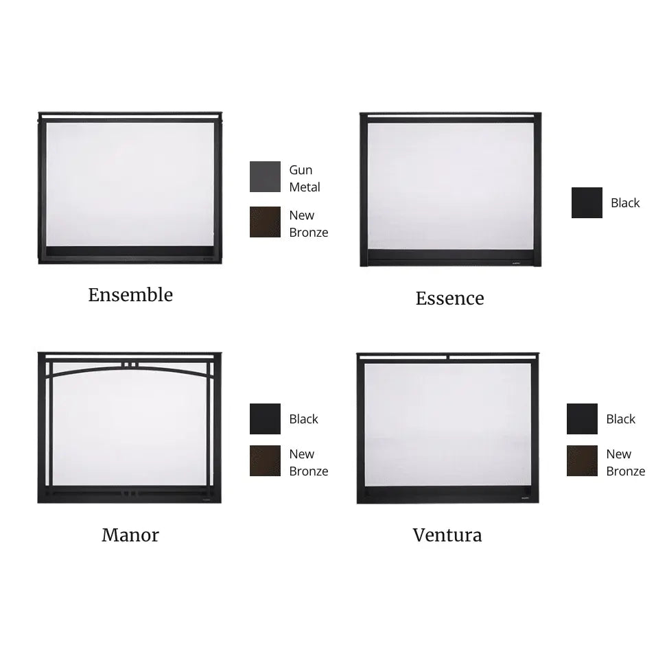 Majestic Meridian Platinum 36" direct vent gas fireplace with touchscreen remote control panel